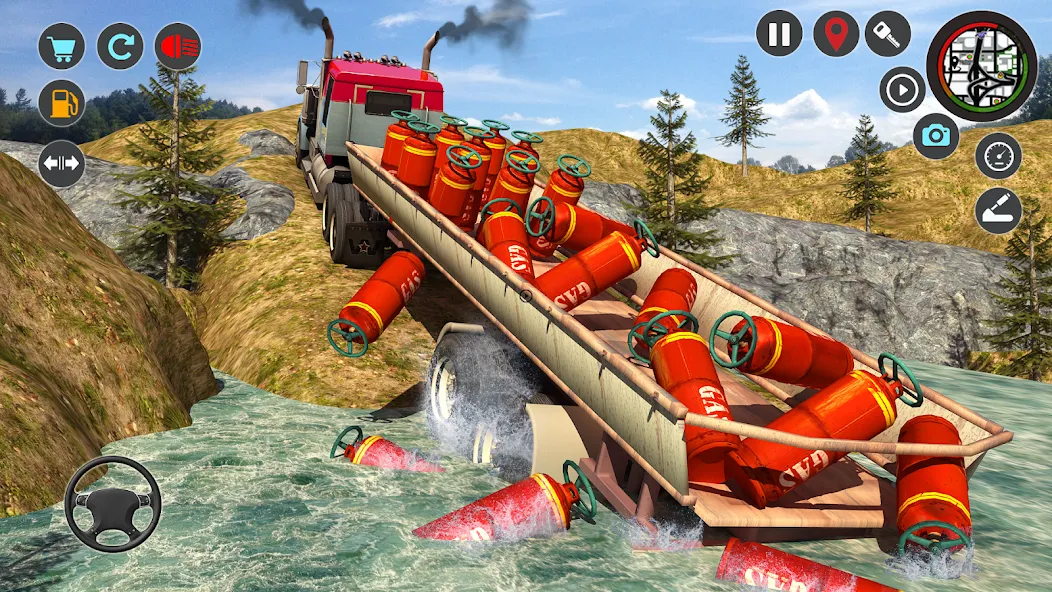 Transport Simulator Truck Game MOD APK — Много денег — скриншот 2