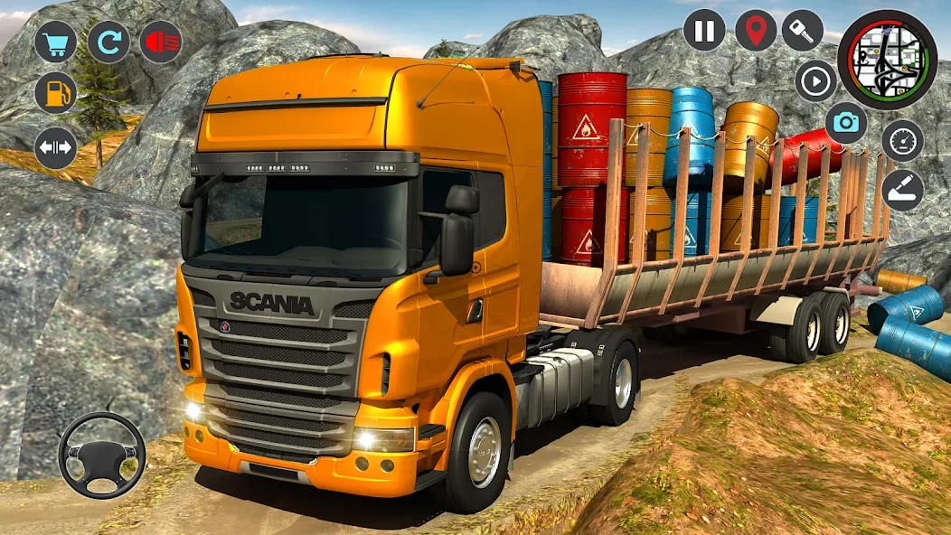 Transport Simulator Truck Game MOD APK — Много денег — скриншот 4