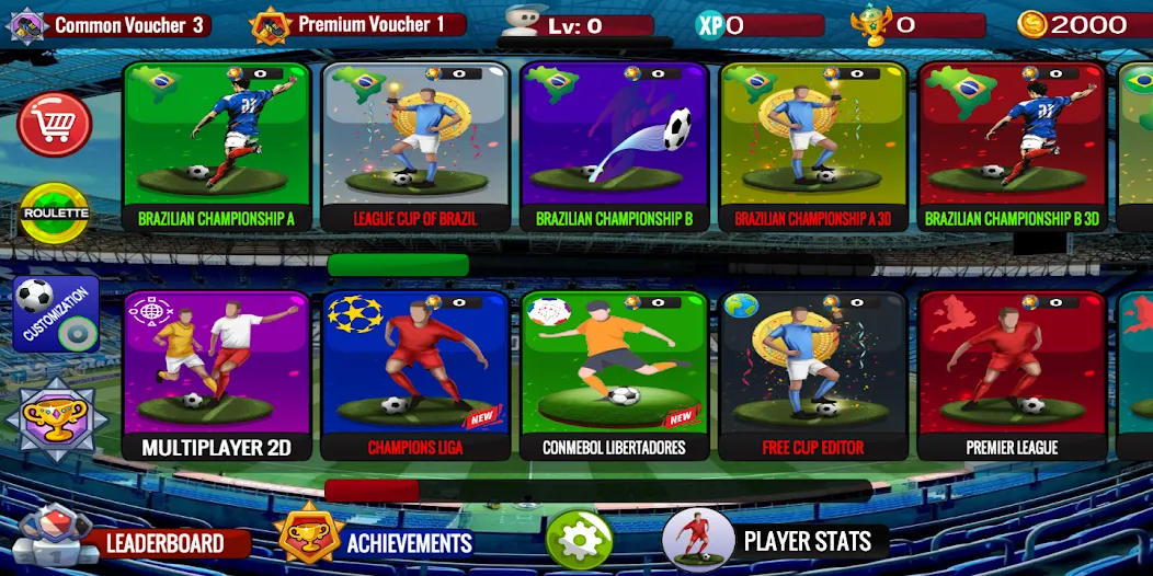 Button Football MOD APK — Много денег — скриншот 1 Button Football MOD APK — Много денег — скриншот 1