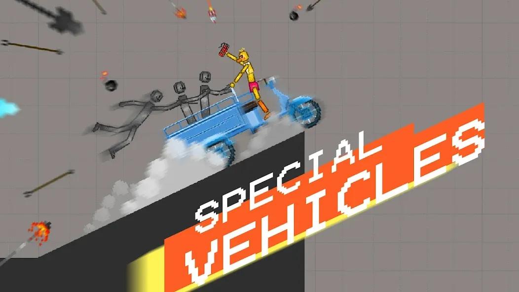 Dismounting Playground на Андроид — Мод Много денег — скриншот 5