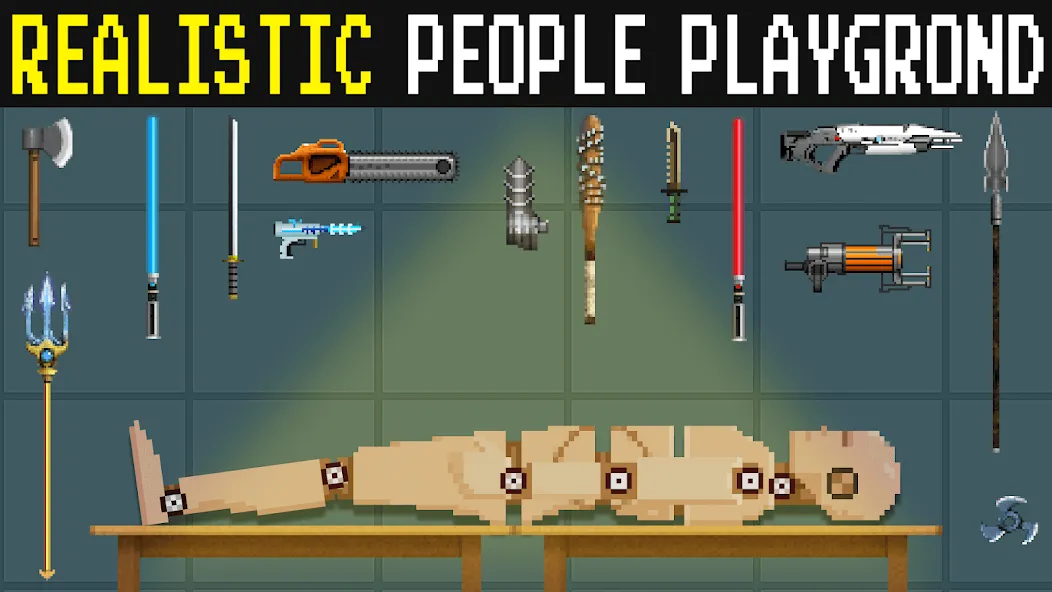 Ragdoll Human Workshop MOD APK — Много денег — скриншот 3 Ragdoll Human Workshop MOD APK — Много денег — скриншот 3
