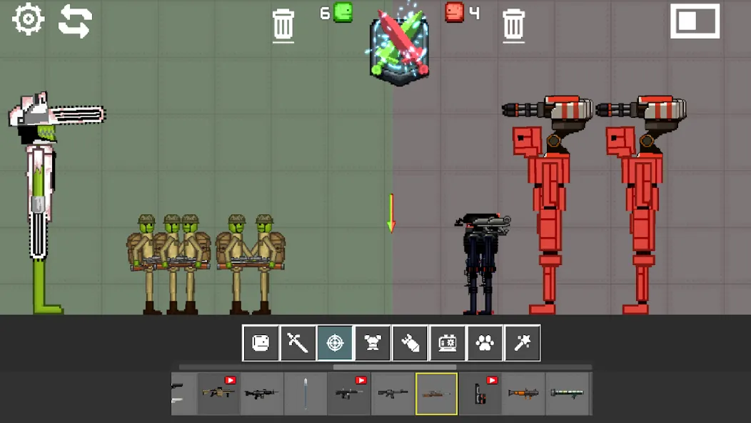 Скачать Battle Sandbox на Андроид — Много денег — скриншот 3