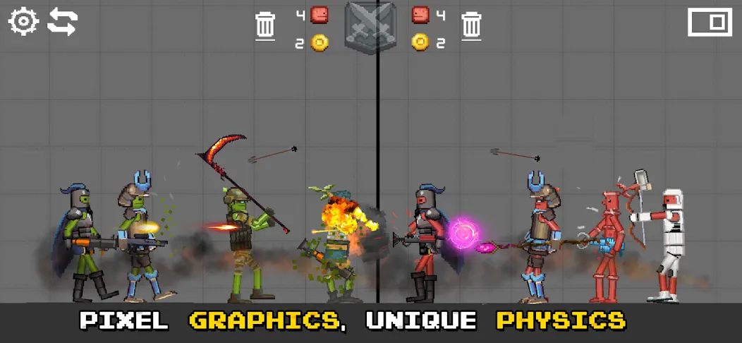 Скачать Battle Sandbox на Андроид — Много денег — скриншот 5