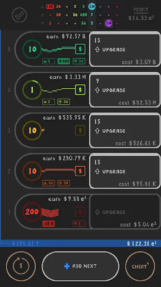 Скачать Idle Game 1 — Много денег — скриншот 1