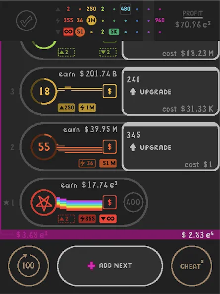 Скачать Idle Game 1 — Много денег — скриншот 5