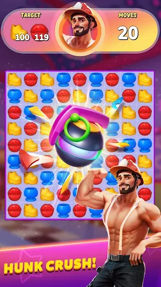 Party Match MOD — Много денег на Андроид — скриншот 3