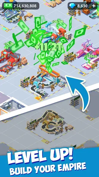 Idle Courier на Андроид — Мод Много денег — скриншот 3