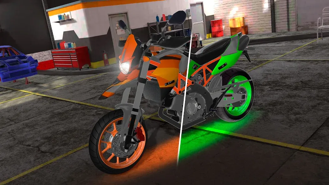 Скачать Motorcycle Real Simulator на телефон — Много денег — скриншот 2 Скачать Motorcycle Real Simulator на телефон — Много денег — скриншот 2