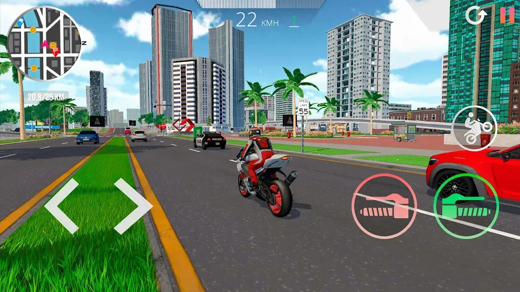Скачать Motorcycle Real Simulator на телефон — Много денег — скриншот 4 Скачать Motorcycle Real Simulator на телефон — Много денег — скриншот 4