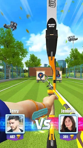 Скачать Archery Battle 3D на телефон — Много денег и без рекламы — скриншот 1