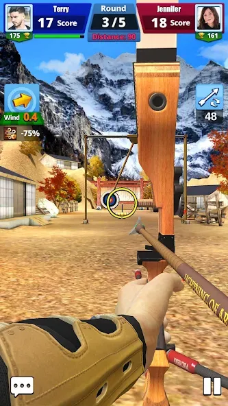 Скачать Archery Battle 3D на телефон — Много денег и без рекламы — скриншот 2