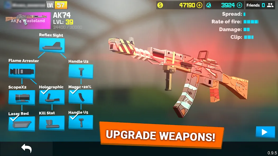 Fan of Guns: FPS Pixel Shooter (Мод Много денег и патронов) — скриншот 4