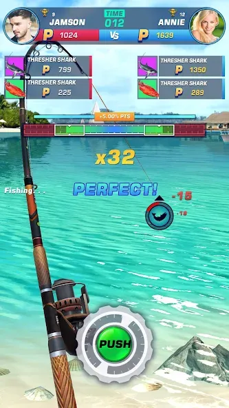 Скачать Fishing Rival 3D на Андроид — Много денег — скриншот 5