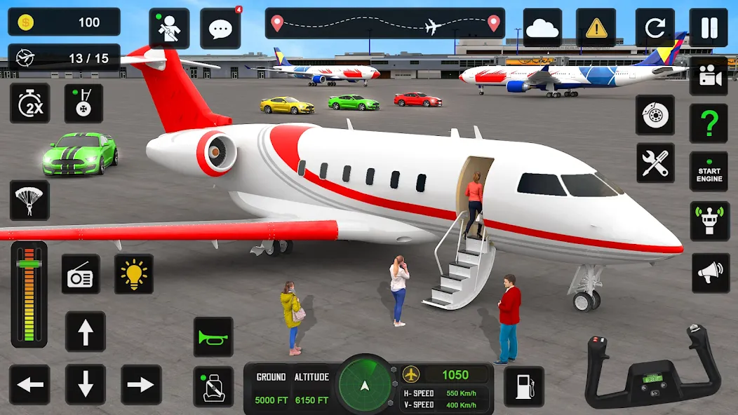 Скачать City Pilot Cargo Plane Games (Мод: Много денег) на Андроид — скриншот 2