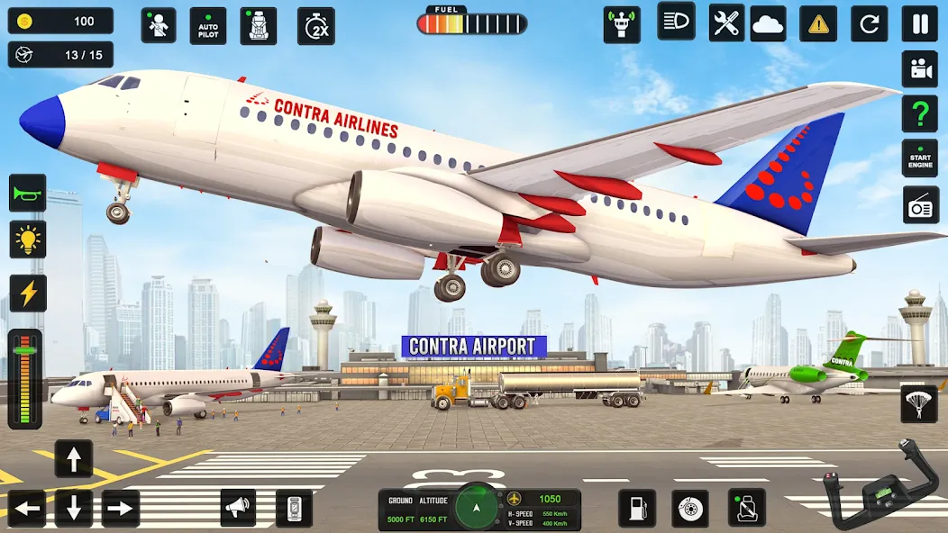 Скачать City Pilot Cargo Plane Games (Мод: Много денег) на Андроид — скриншот 4