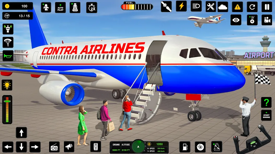 Скачать City Pilot Cargo Plane Games (Мод: Много денег) на Андроид — скриншот 5