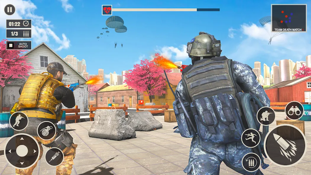 Скачать Offline War Shooting Games 3D — Много денег — скриншот 4