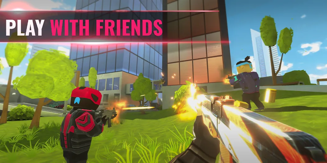 Tactic Shot: FPS Action 4v4 на Андроид — Мод меню, бесконечные патроны и много денег — скриншот 1