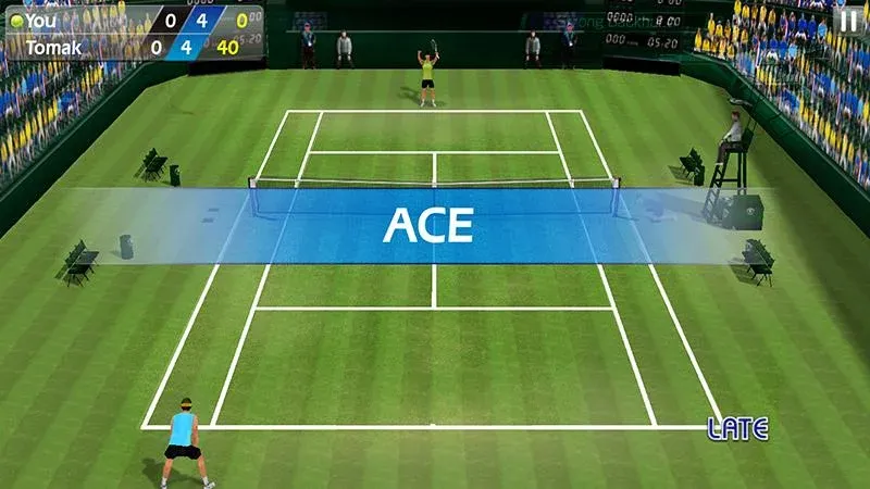 Скачать взломанную 3D Tennis — Много денег — скриншот 2