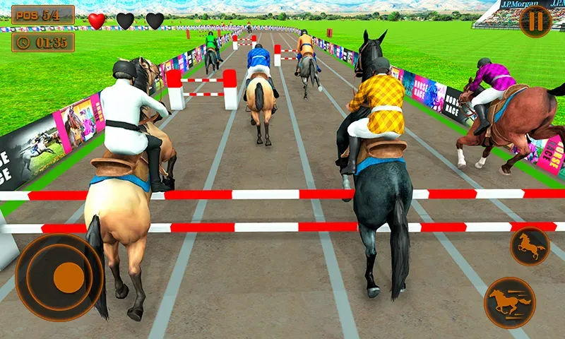 Mounted Horse Racing Games MOD APK на Android — Много денег — скриншот 1