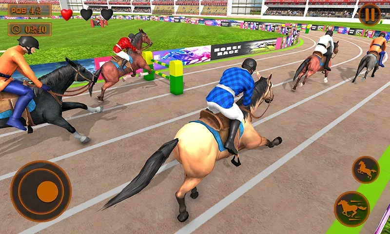Mounted Horse Racing Games MOD APK на Android — Много денег — скриншот 4