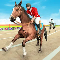 Mounted Horse Racing Games MOD APK на Android — Много денег