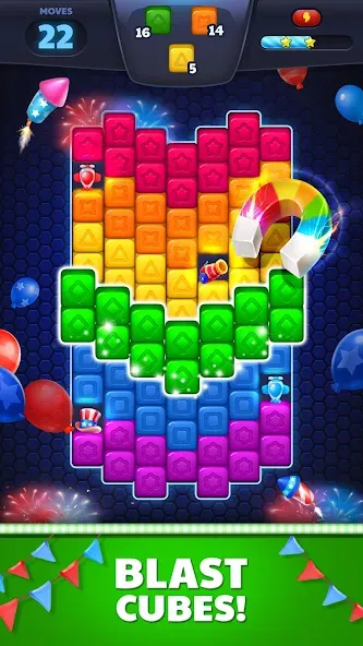 Скачать Cubes Empire Champions — Модификация Много жизней и ходов — скриншот 2 Скачать Cubes Empire Champions — Модификация Много жизней и ходов — скриншот 2