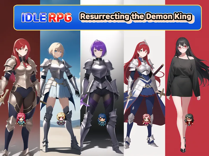 Скачать Idle RPG : Reviving Demon King — Модификация Много денег — скриншот 1