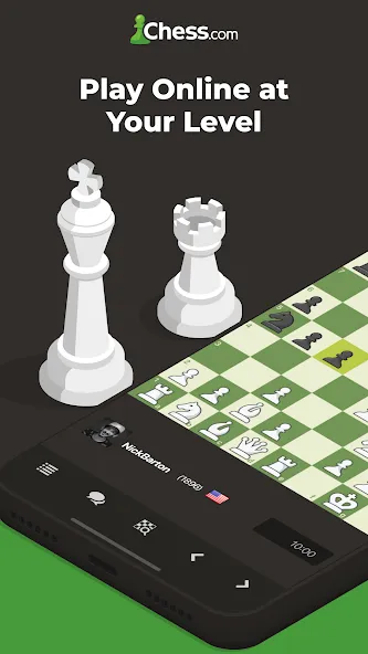 Скачать Chess - Play and Learn на Андроид — Все стили фигур и премиум уроки разблокированы — скриншот 1
