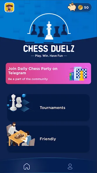 Скачать Chess Duelz - An esports app (Мод: Все разблокировано) на Андроид — скриншот 1