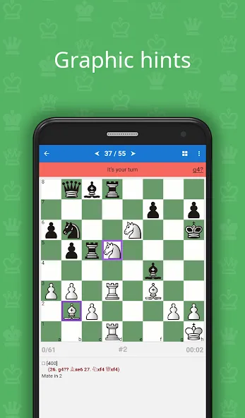 Скачать Mate in 2 (Chess Puzzles) — Модификация Все шахматные задачи разблокированы — скриншот 2 Скачать Mate in 2 (Chess Puzzles) — Модификация Все шахматные задачи разблокированы — скриншот 2