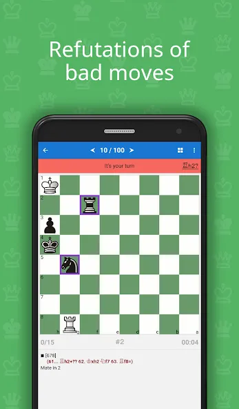 Скачать Mate in 2 (Chess Puzzles) — Модификация Все шахматные задачи разблокированы — скриншот 3 Скачать Mate in 2 (Chess Puzzles) — Модификация Все шахматные задачи разблокированы — скриншот 3