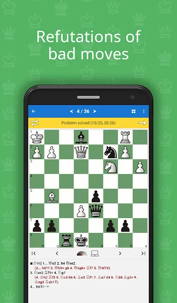 Взломанная CT-ART 4.0 (Chess Tactics) на Андроид — Разблокированы платные уровни — скриншот 3