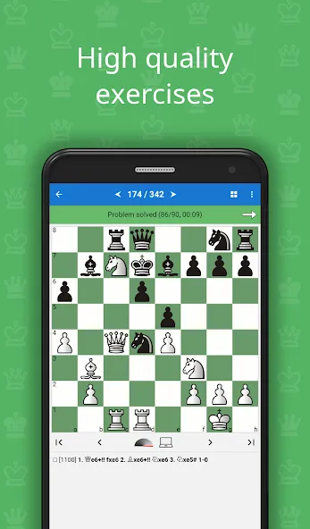 Скачать Chess Tactics for Beginners на Андроид — Все уровни разблокированы — скриншот 1