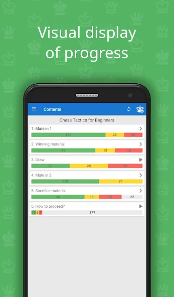 Скачать Chess Tactics for Beginners на Андроид — Все уровни разблокированы — скриншот 4