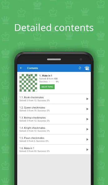 Скачать Chess Tactics for Beginners на Андроид — Все уровни разблокированы — скриншот 5