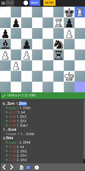 Chess tempo - Train chess tact MOD — Все уровни открыты на Андроид — скриншот 1