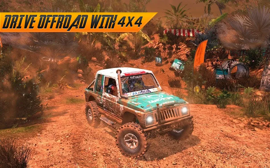 Скачать Offroad Jeep Driving Simulator на Андроид — Много денег — скриншот 3