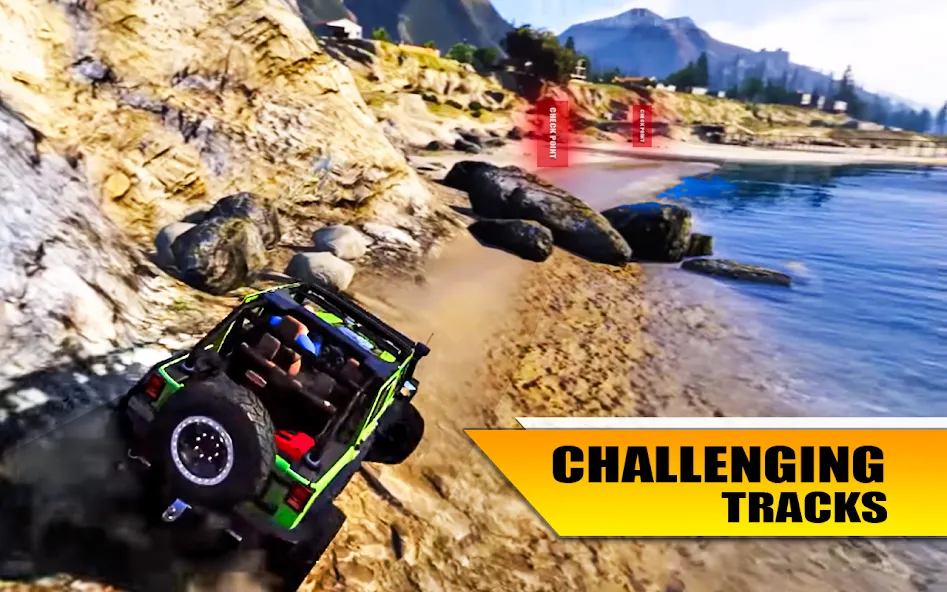 Скачать Off Road Jeep Drive Simulator на Андроид — Много денег — скриншот 3