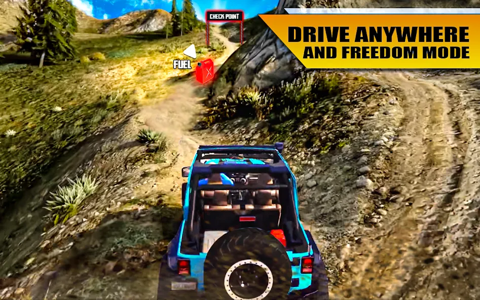 Скачать Off Road Jeep Drive Simulator на Андроид — Много денег — скриншот 5