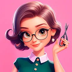 Beauty Tycoon: Hair Salon Game MOD APK на Android — Много денег