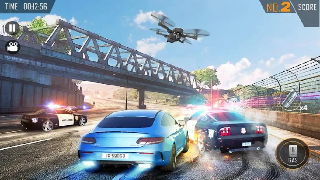 Скачать взломанную Real City Drift Racing Driving — Много денег — скриншот 2