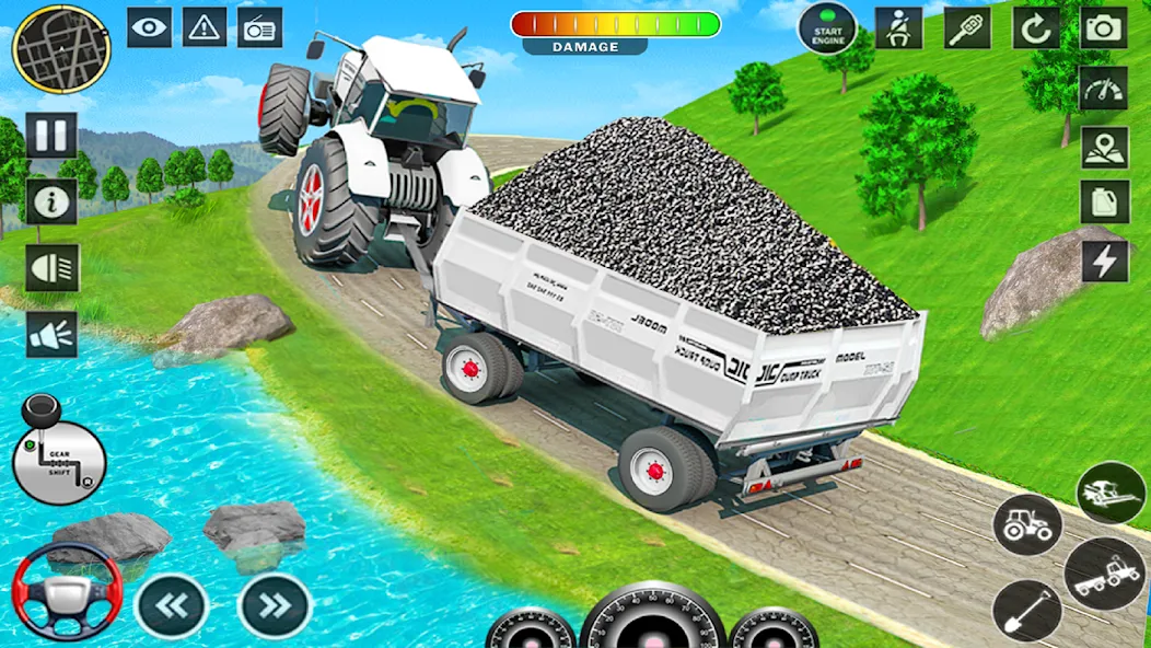 Big Tractor Farming Simulator Mod APK Взлом на много денег — Скачать на Андроид — скриншот 1