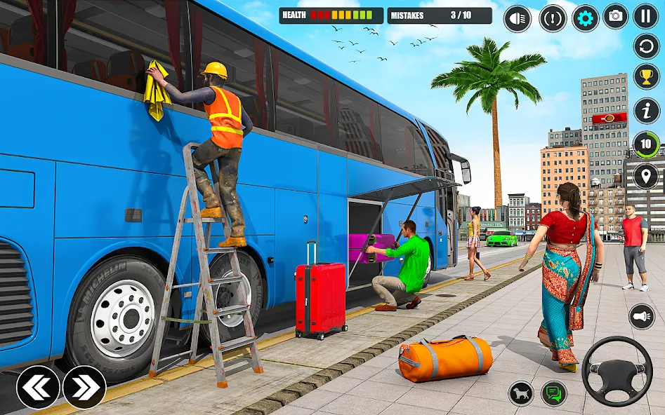 City Bus Simulator 3D Bus Game (Мод Много денег и всё разблокировано) — скриншот 3