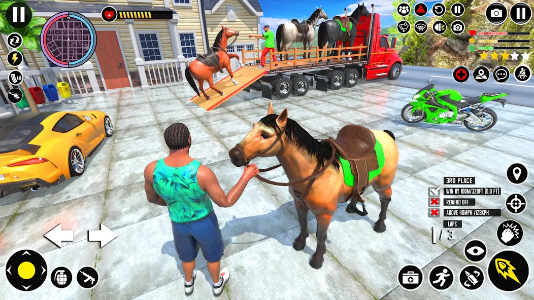 Animal Transport Truck Game 3D (Мод Много денег) — скриншот 2