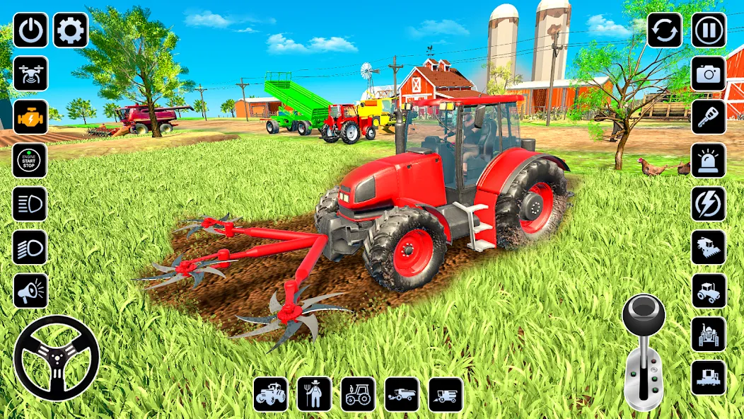 Farming Games & Tractor Games MOD APK — Много денег — скриншот 1