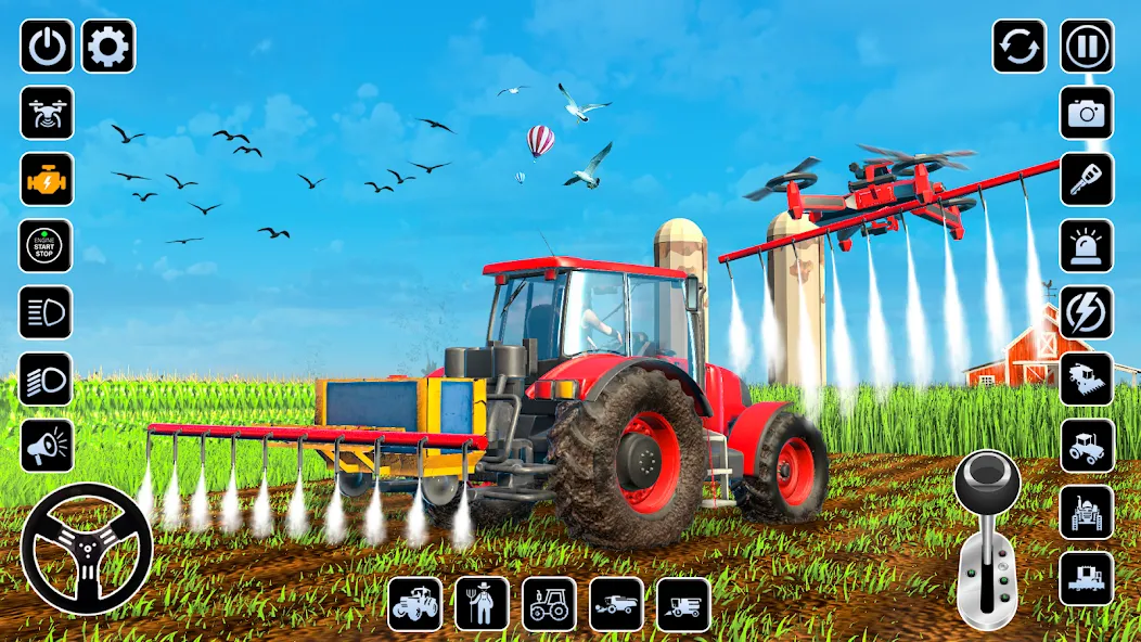 Farming Games & Tractor Games MOD APK — Много денег — скриншот 2