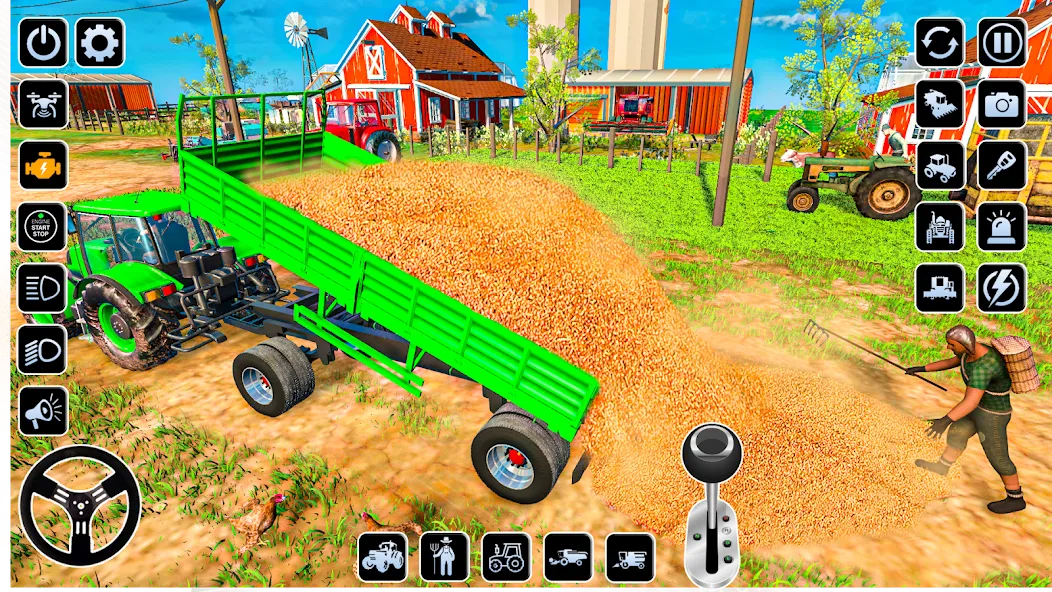 Farming Games & Tractor Games MOD APK — Много денег — скриншот 5