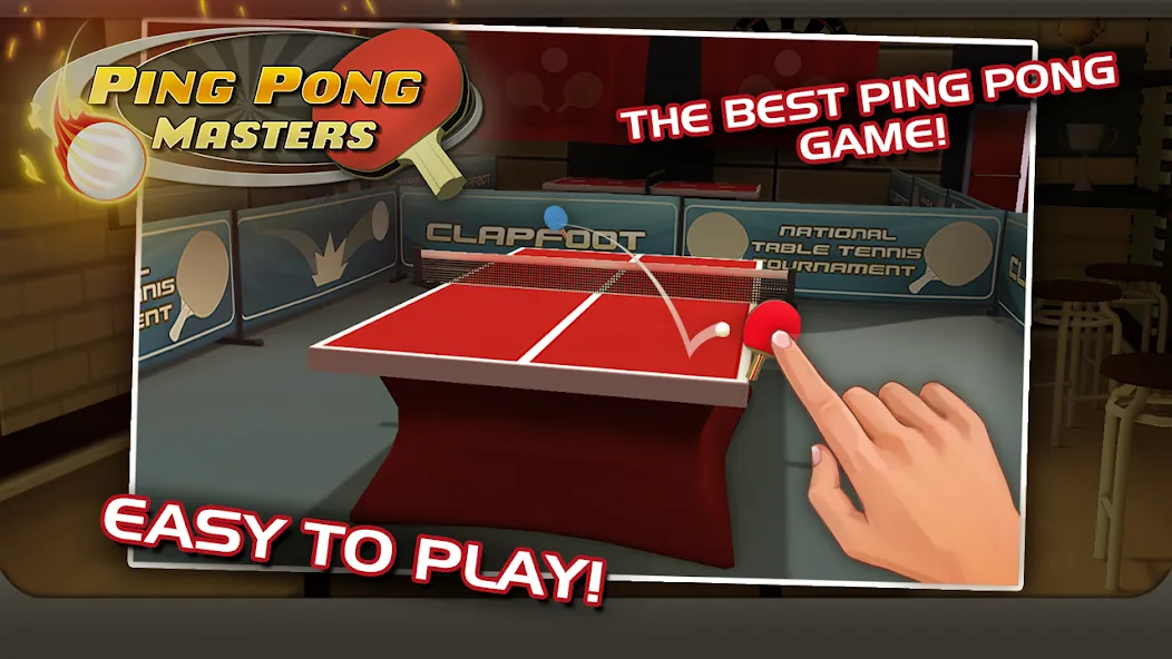 Скачать Ping Pong Masters MOD APK — Много денег и золота — скриншот 1