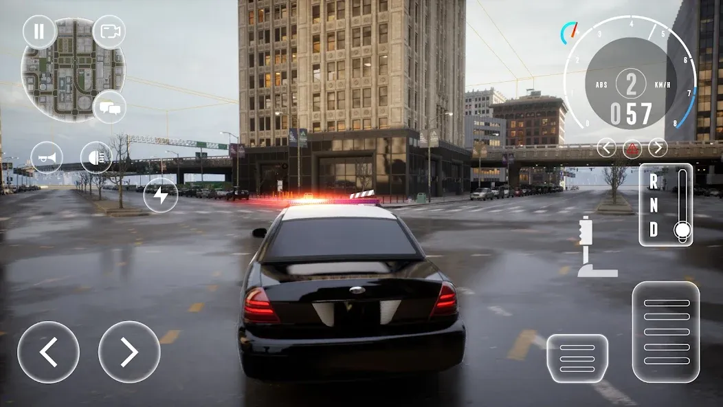 Police Car Simulator 2023 — Много денег — скриншот 1